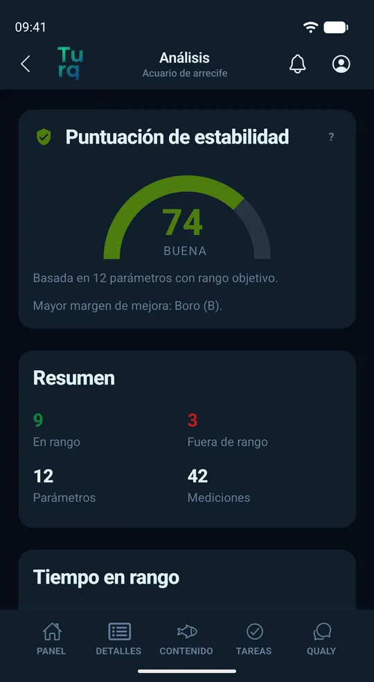 Análisis con puntuación de estabilidad